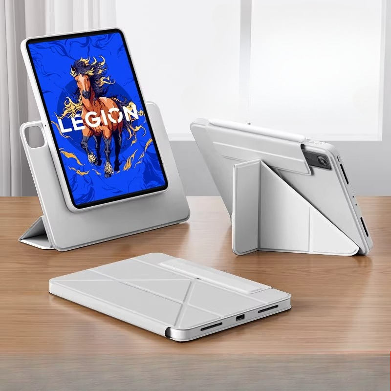 Legion Laptop Accessories - Custodia Trasparente Magnetica Pieghevole e Rimovibile