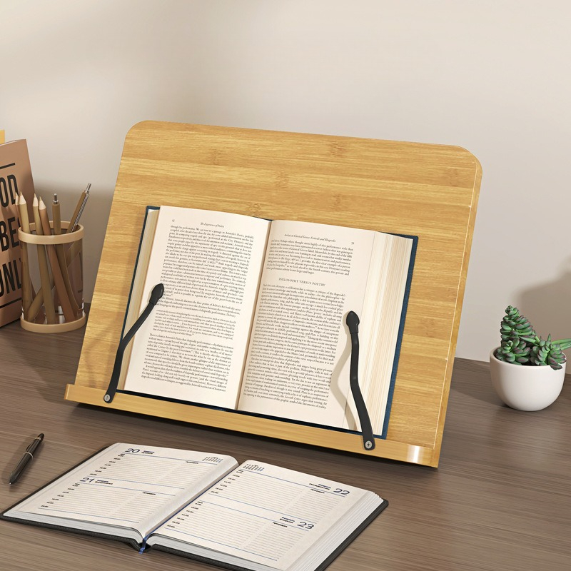 Laptop Accessories Holder - Supporto per Libri in Legno, Supporto