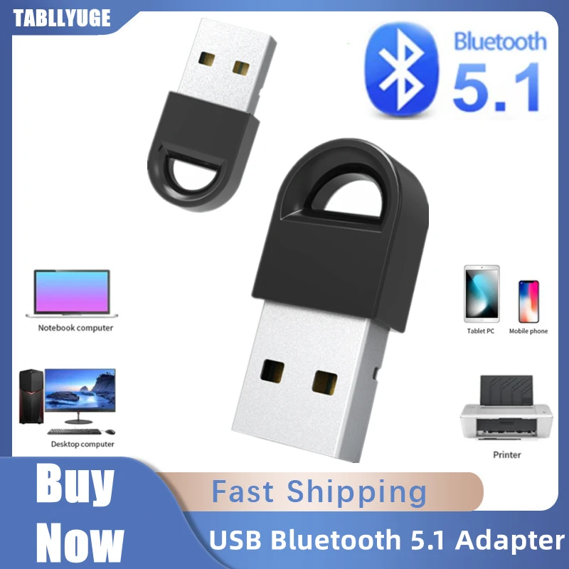 Laptop External Accessories - Adattatore USB Bluetooth 5.1 Adattatore dongle