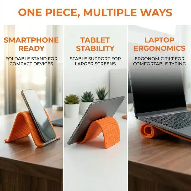 Supporto Pieghevole in Silicon - Laptop Accessories Holder recensione e prezzo